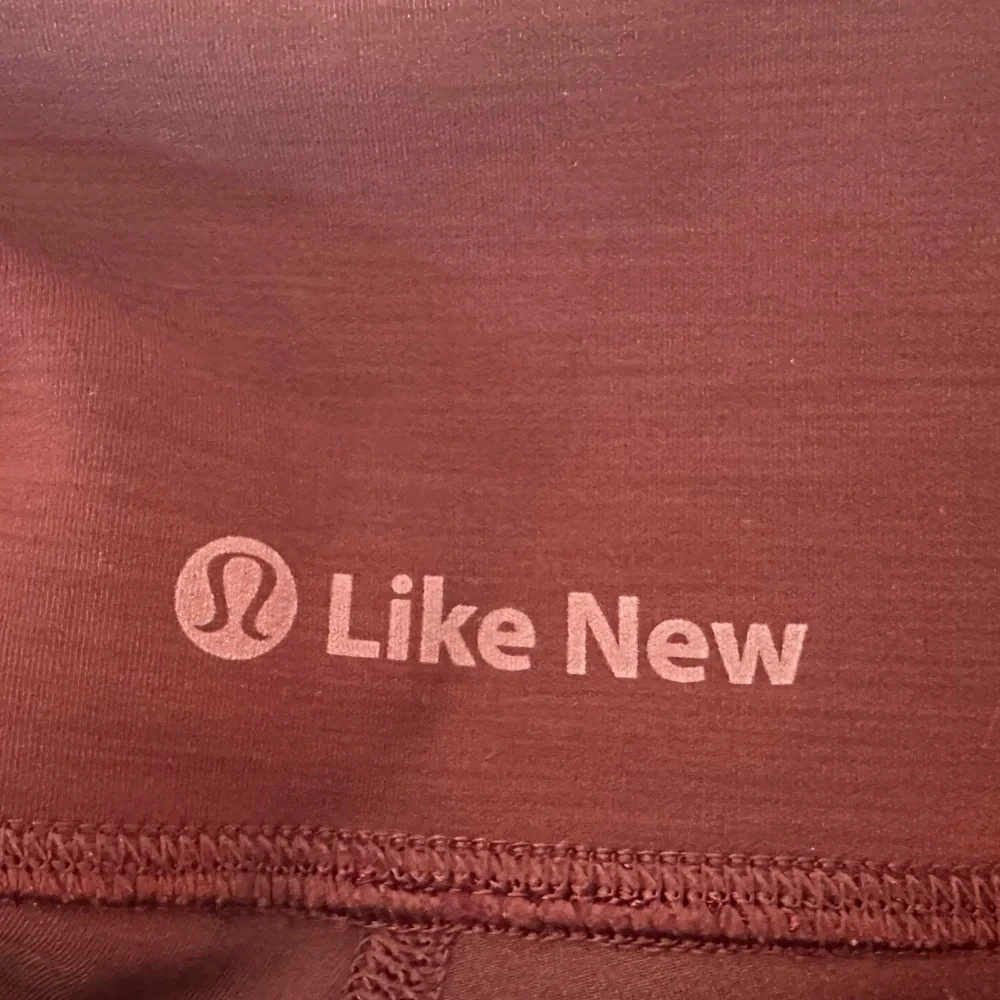 Lululemon Wunder Train High-Rise Crop 21" Heathered Cassis Sz 6 - Picture 4 of 7